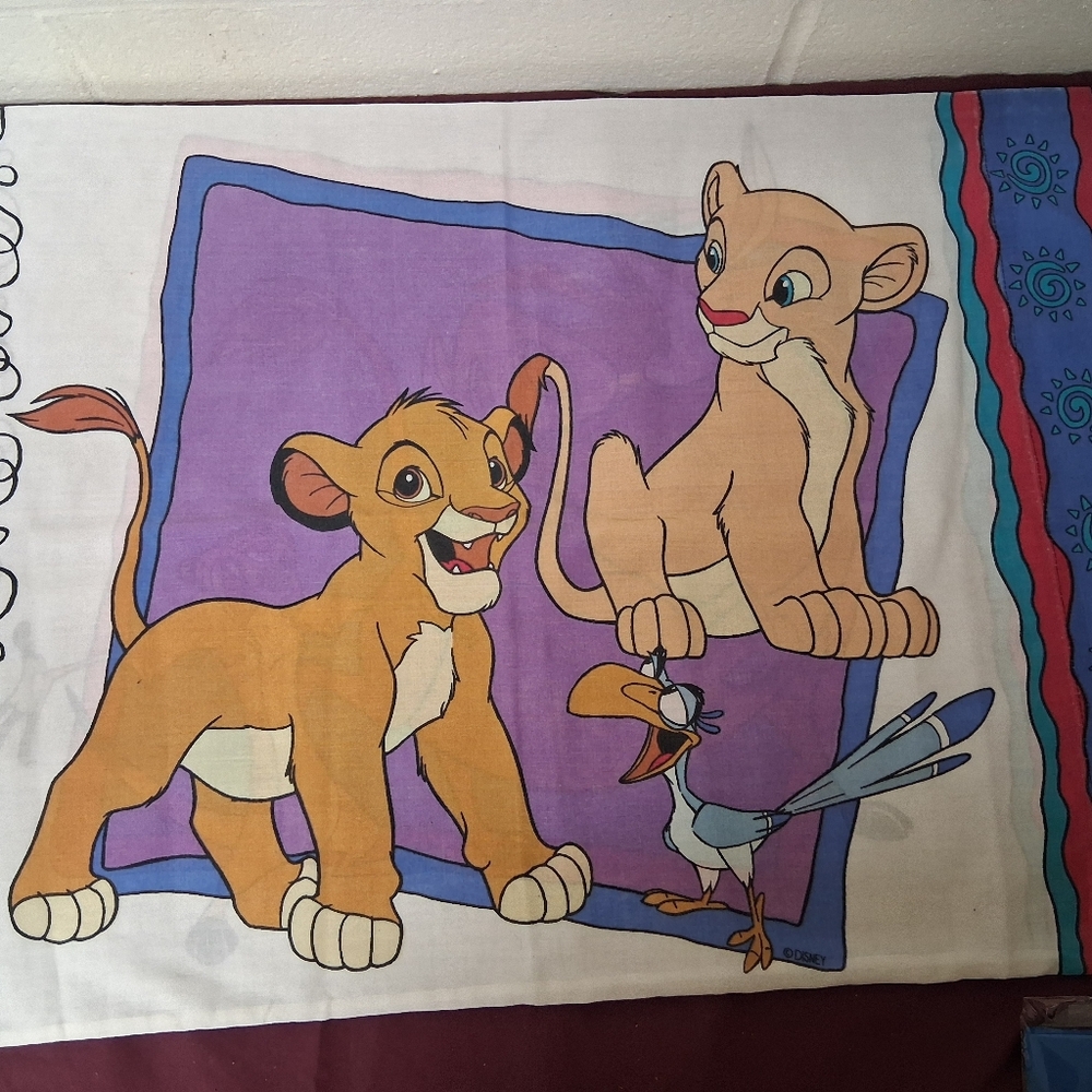Disney Lion King Standard Size Pillow